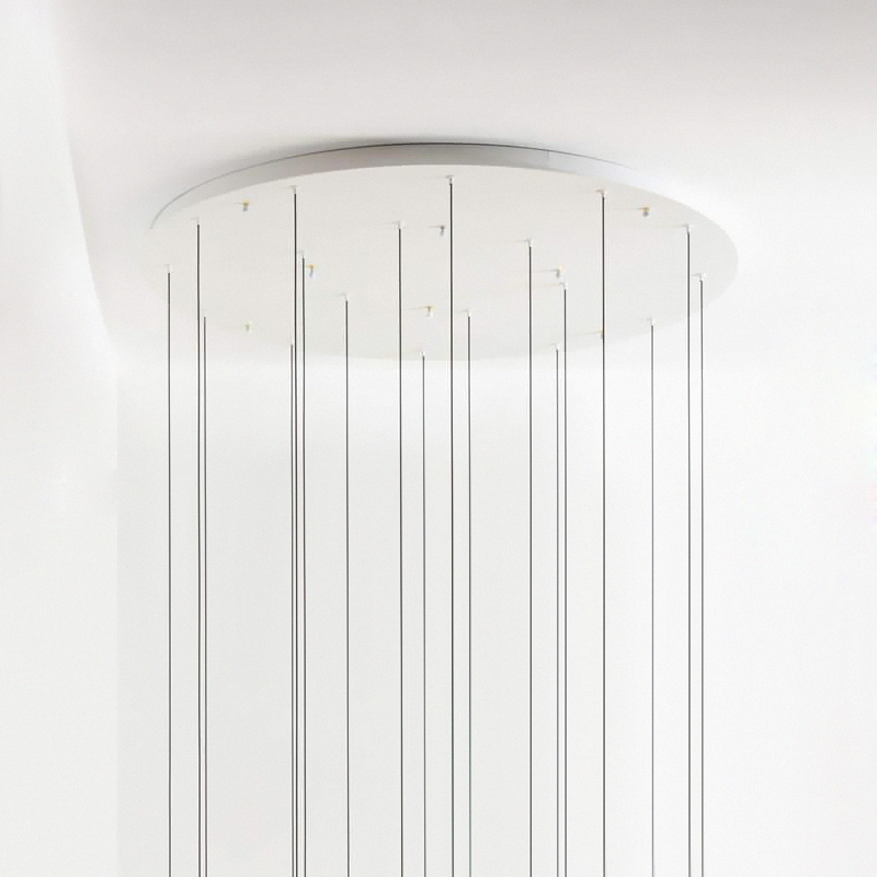 Комбинация подвесных светодиодных светильников c цилиндрическими источниками и полукруглыми рассеивателями из рельефного стекла ALVARO COMBO от ImperiumLoft Комбинация подвесных светодиодных светильников c цилиндрическими источниками и полукруглыми рассеивателями из рельефного стекла ALVARO COMBO от ImperiumLoft