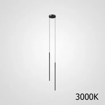 Комбинация светильников ATTA DUO L BLACK 3000