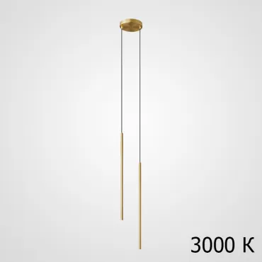 Комбинация светильников ATTA DUO L BRASS 3000