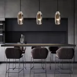 Готовая комбинация с многогранными хрустальными плафонами BLANCA TRIO D30 от ImperiumLoft