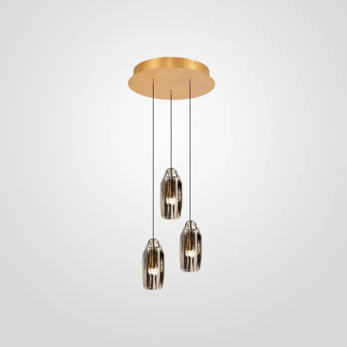 Готовая комбинация с многогранными хрустальными плафонами BLANCA TRIO D30 от ImperiumLoft