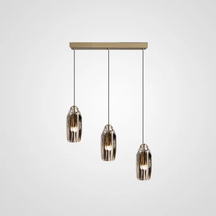 Готовая комбинация с многогранными хрустальными плафонами BLANCA TRIO L70 от ImperiumLoft
