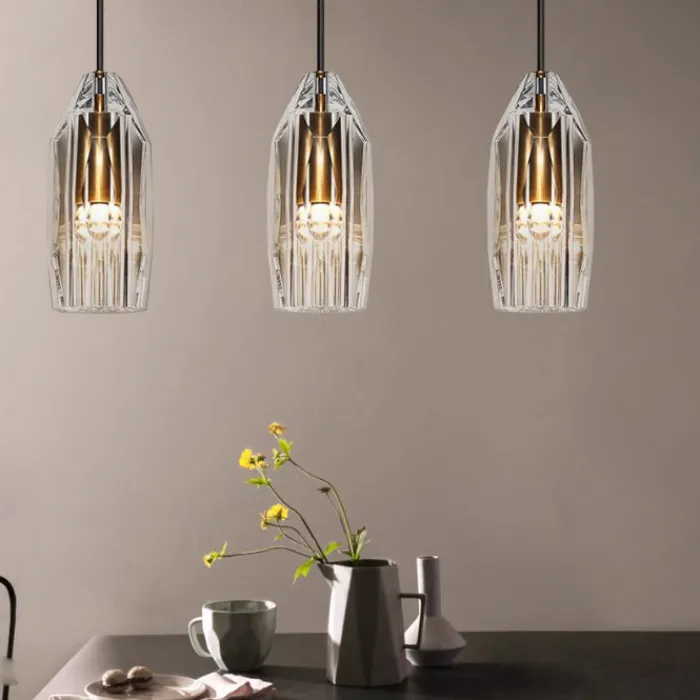 Готовая комбинация с многогранными хрустальными плафонами BLANCA TRIO L70 от ImperiumLoft