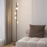 Торшер напольный в виде стилизованного кактуса REIK FL BLACK от ImperiumLoft
