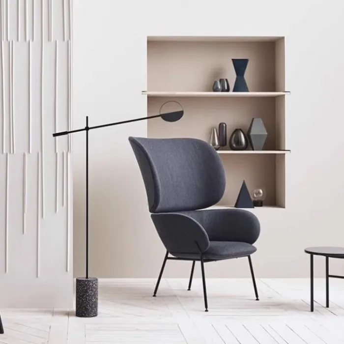 Торшер BOLIA LEAVES black от ImperiumLoft
