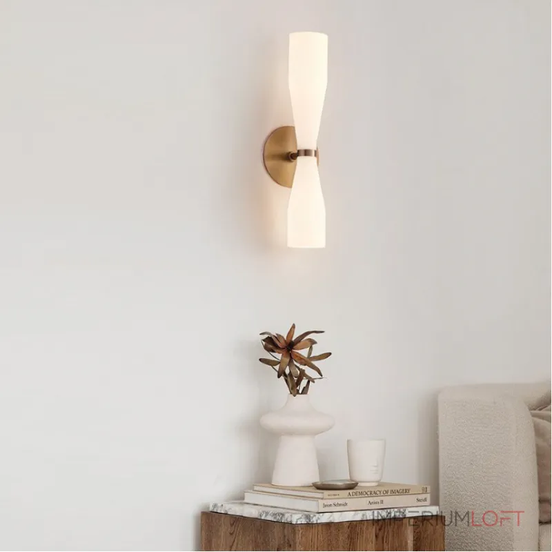 Настенный светильник с двунаправленным светом TOIVO CHROME WHITE