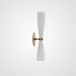 Настенный светильник с двунаправленным светом TOIVO BRASS WHITE