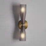 Настенный светильник с двунаправленным светом TOIVO BRASS SMOKY