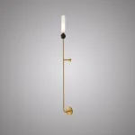 Настенный светильник CYLINDER WALL H115 Brass от ImperiumLoft