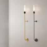 Настенный светильник CYLINDER WALL H115 Brass от ImperiumLoft