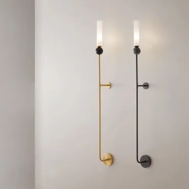 Настенный светильник CYLINDER WALL H115 Brass от ImperiumLoft