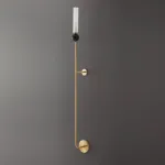 Настенный светильник CYLINDER WALL H115 Brass от ImperiumLoft