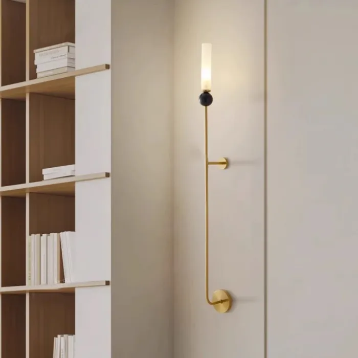 Настенный светильник CYLINDER WALL H115 Brass от ImperiumLoft