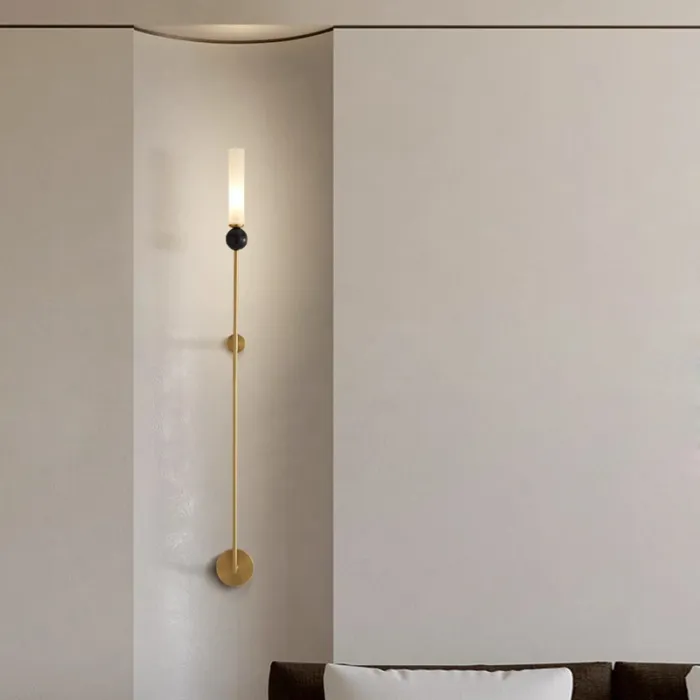 Настенный светильник CYLINDER WALL H115 Brass от ImperiumLoft