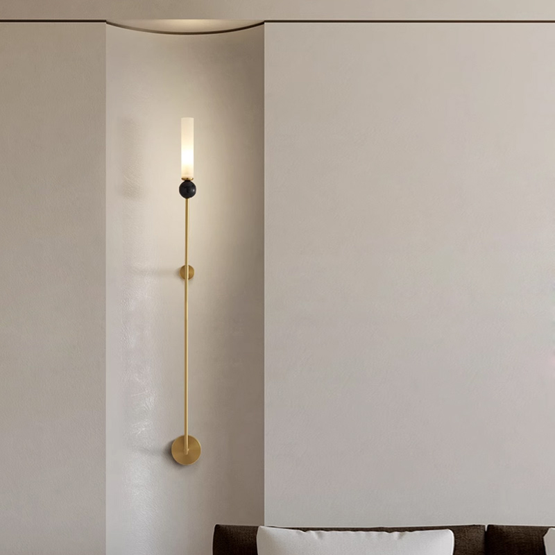 Настенный светильник CYLINDER WALL H115 Brass от ImperiumLoft