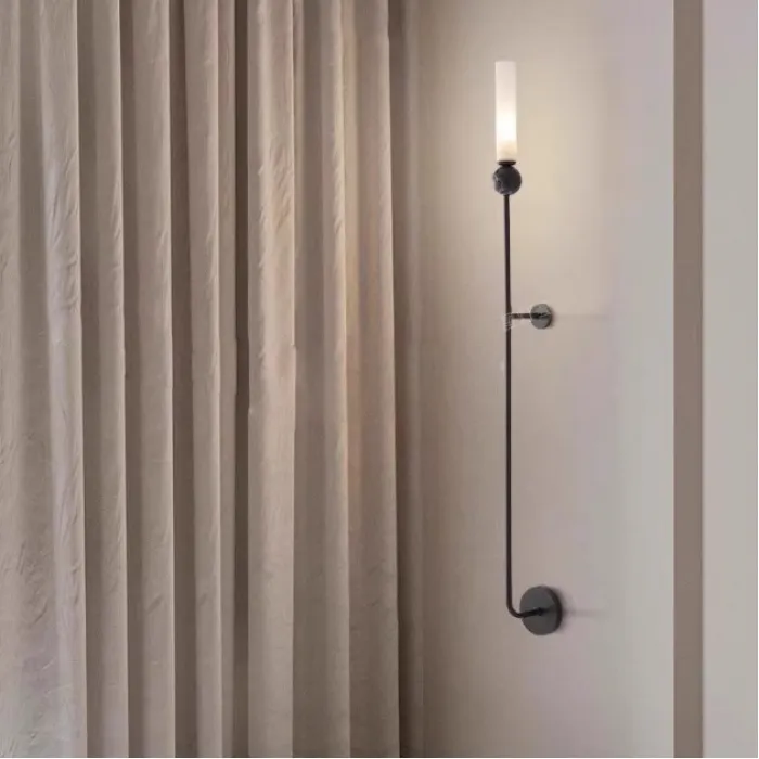 Настенный светильник CYLINDER WALL H115 Black от ImperiumLoft