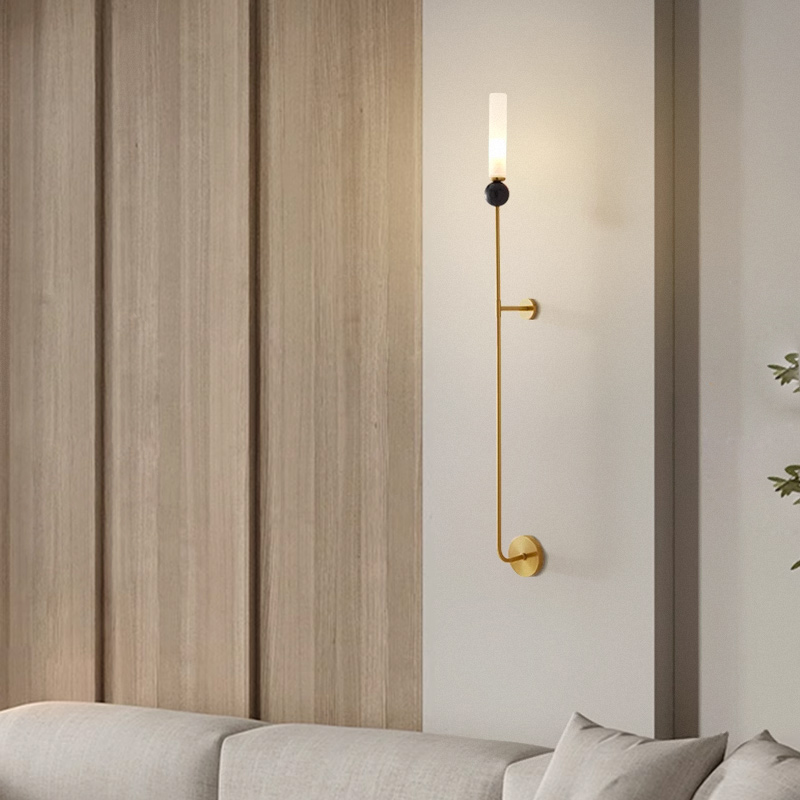 Настенный светильник CYLINDER WALL H115 Black от ImperiumLoft