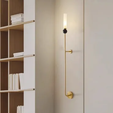 Настенный светильник CYLINDER WALL H115 Black от ImperiumLoft