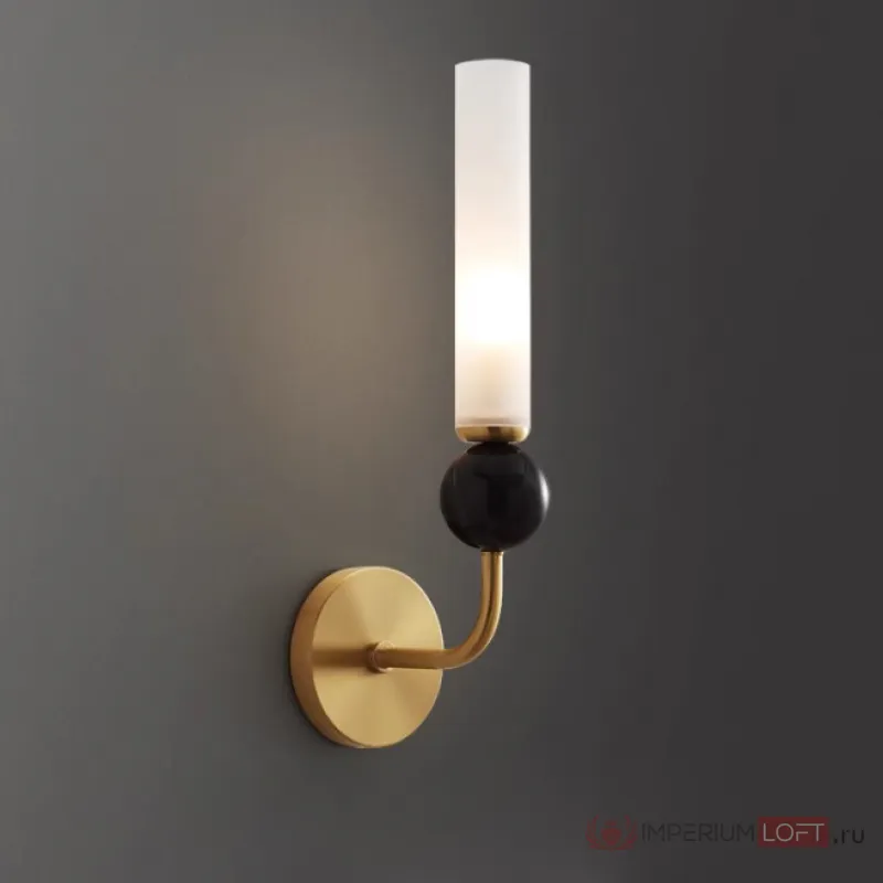 Настенный светильник CYLINDER WALL H36 Brass от ImperiumLoft