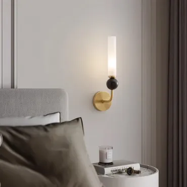 Настенный светильник CYLINDER WALL H36 Brass от ImperiumLoft