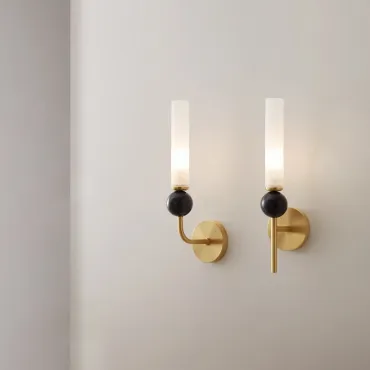 Настенный светильник CYLINDER WALL H36 Brass от ImperiumLoft