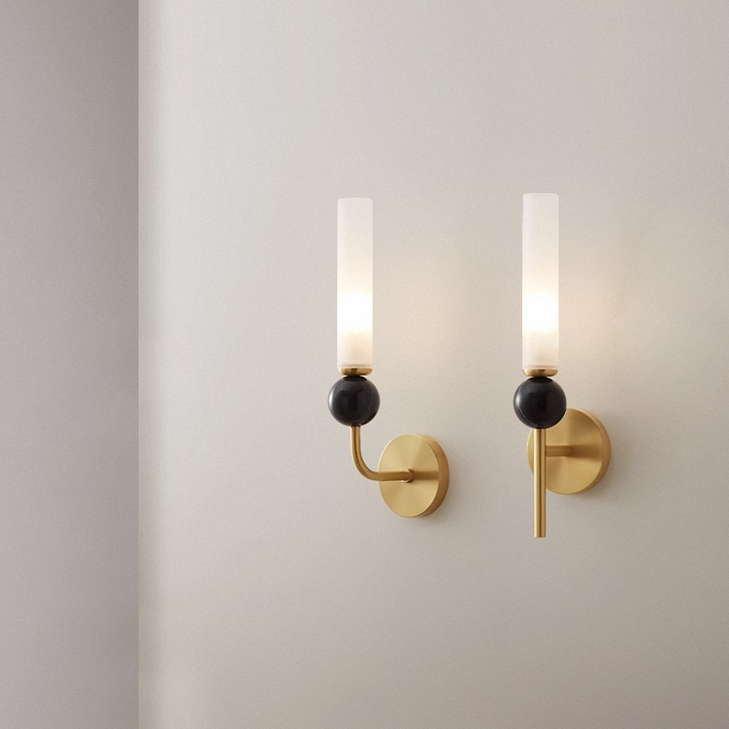 Настенный светильник CYLINDER WALL H36 Brass от ImperiumLoft
