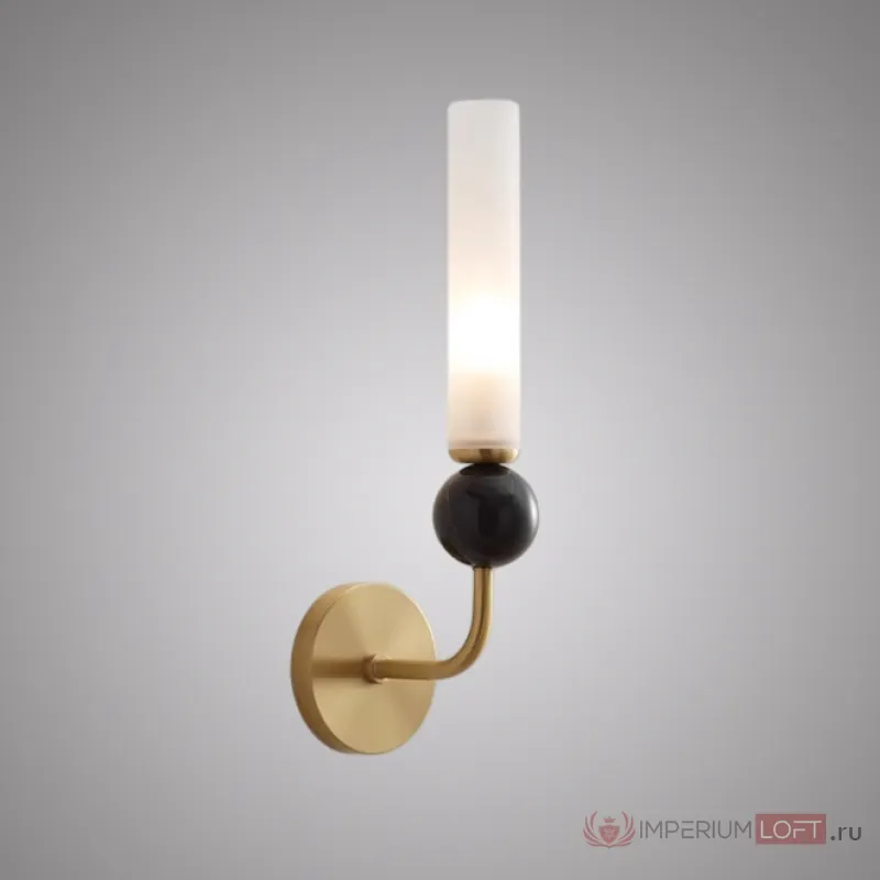 Настенный светильник CYLINDER WALL H36 Brass от ImperiumLoft