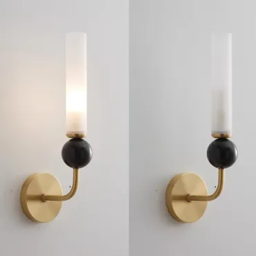 Настенный светильник CYLINDER WALL H36 Brass от ImperiumLoft