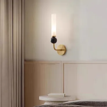 Настенный светильник CYLINDER WALL H36 Brass от ImperiumLoft