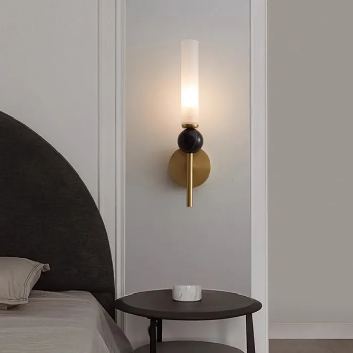 Настенный светильник CYLINDER WALL H38.5 Brass от ImperiumLoft