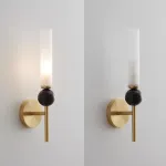 Настенный светильник CYLINDER WALL H38.5 Brass от ImperiumLoft
