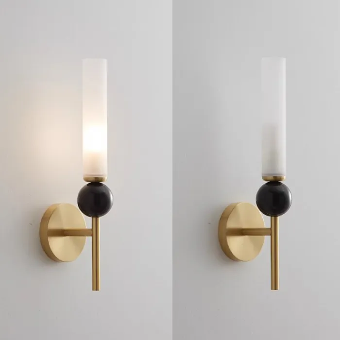 Настенный светильник CYLINDER WALL H38.5 Brass от ImperiumLoft