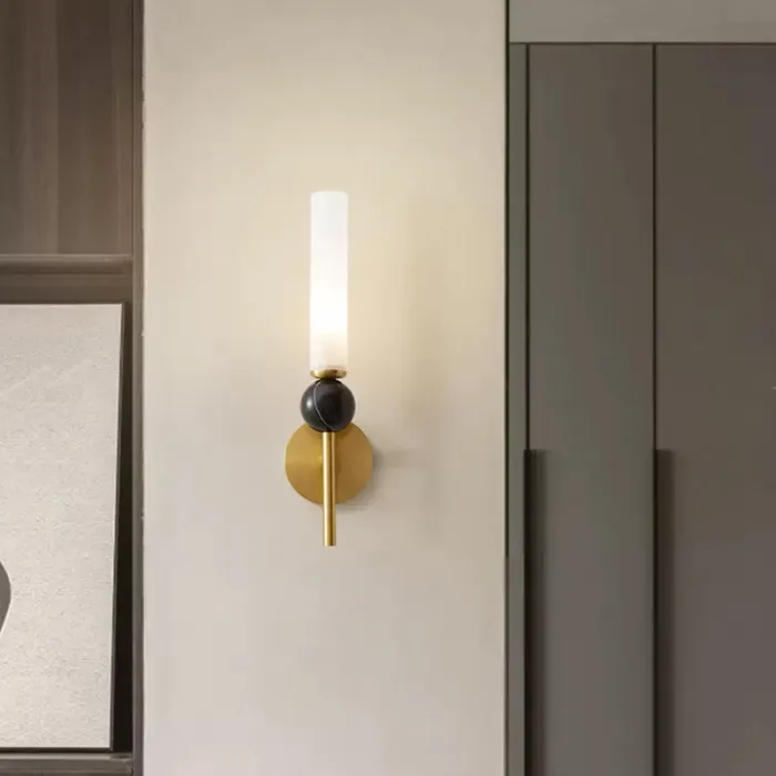 Настенный светильник CYLINDER WALL H38.5 Brass от ImperiumLoft