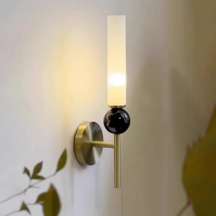 Настенный светильник CYLINDER WALL H38.5 Brass от ImperiumLoft
