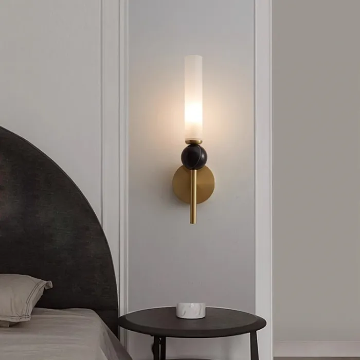 Настенный светильник CYLINDER WALL H38.5 Brass от ImperiumLoft