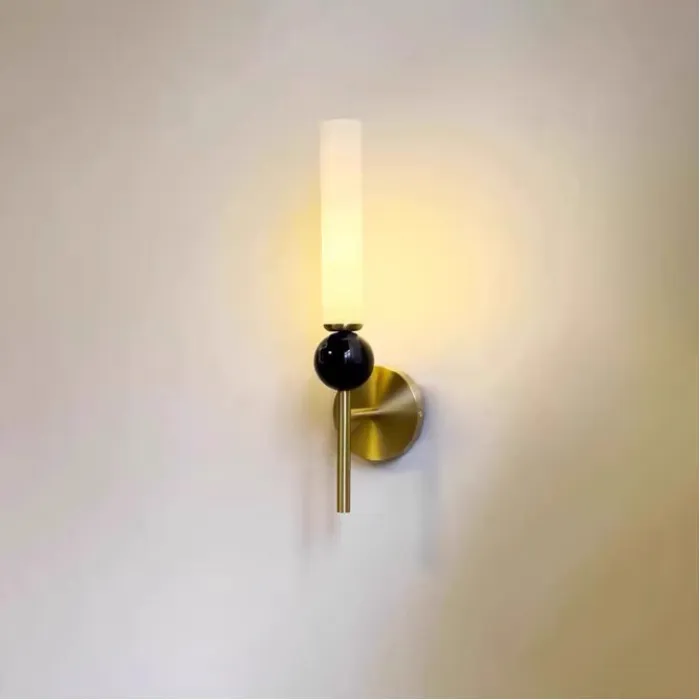 Настенный светильник CYLINDER WALL H38.5 Brass от ImperiumLoft