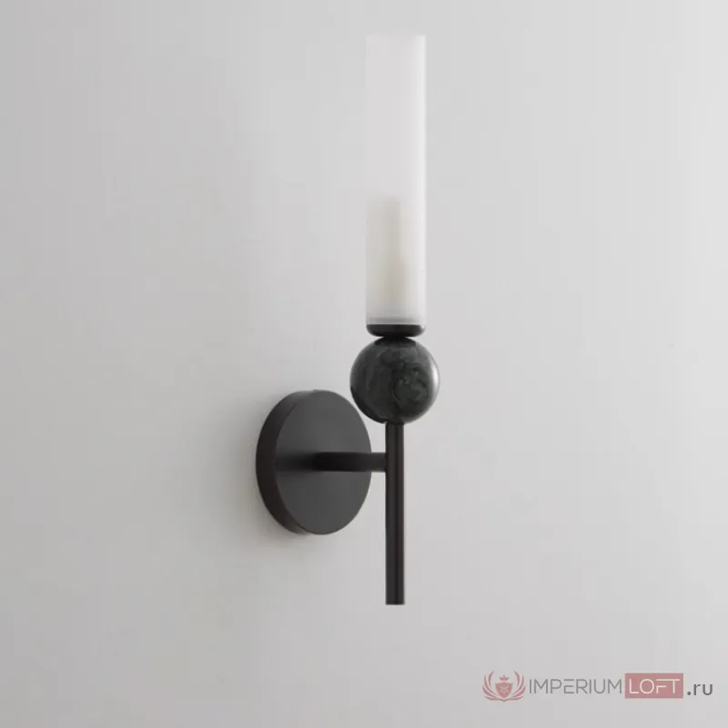 Настенный светильник CYLINDER WALL H38.5 Black от ImperiumLoft