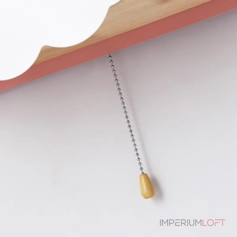 Настенный светильник с белым шарообразным плафоном на деревянной полочке с декоративными облаками Бра CUTE WHITE от ImperiumLoft Настенный светильник с белым шарообразным плафоном на деревянной полочке с декоративными облаками Бра CUTE WHITE от ImperiumLoft