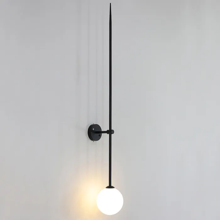Настенный светильник LINES Ball 72 Black от ImperiumLoft