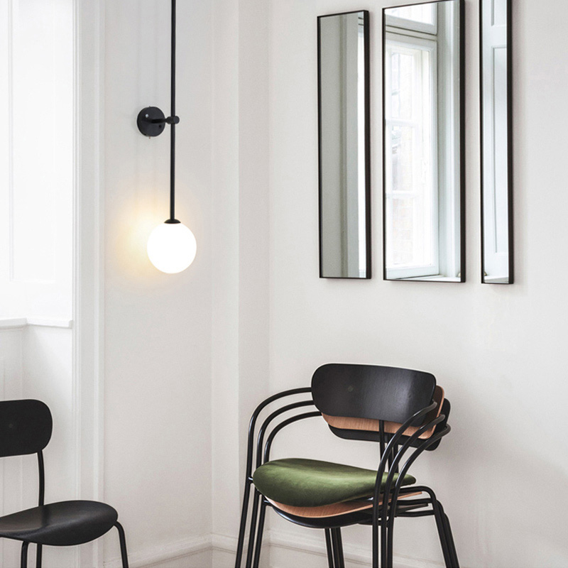 Настенный светильник LINES Ball 72 Black от ImperiumLoft Настенный светильник LINES Ball 72 Black от ImperiumLoft