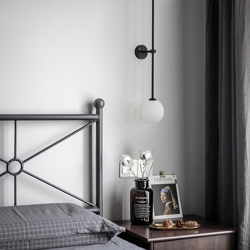 Настенный светильник LINES Ball 72 Black от ImperiumLoft Настенный светильник LINES Ball 72 Black от ImperiumLoft