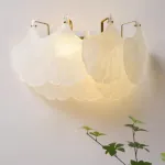 Настенный светильник со стеклянным декором в виде листьев GINKGO B WALL