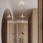 Светодиодный настенный светильник с прозрачным дисковидным плафонам  STEEN WALL S