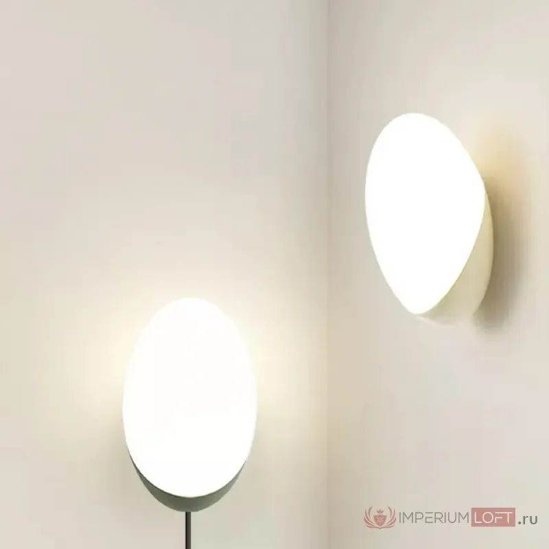 Настенный cветильник яйцевидной формы со скрытой проводкой VOLLRAD CREAM от ImperiumLoft