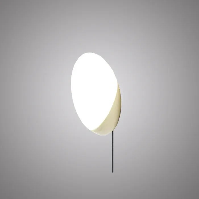 Настенный cветильник яйцевидной формы с проводом и выключателем VOLLRAD CREAM WIRE от ImperiumLoft
