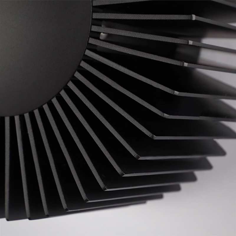 Настенный светодиодный cветильник в виде цилиндра с радиально расположенными пластинами SMED BLACK 4000 от ImperiumLoft Настенный светодиодный cветильник в виде цилиндра с радиально расположенными пластинами SMED BLACK 4000 от ImperiumLoft