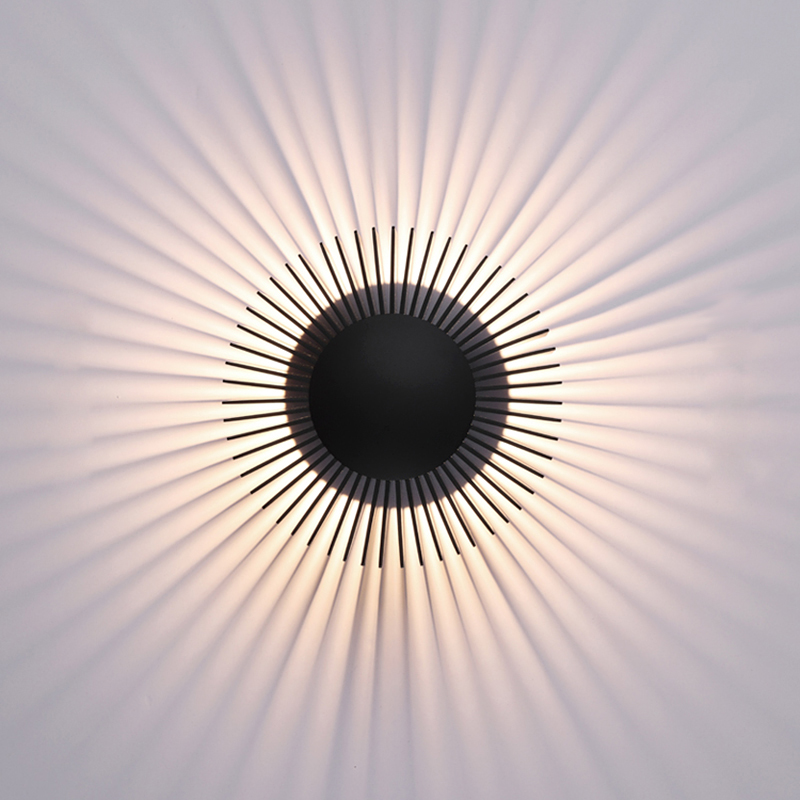 Настенный светодиодный cветильник в виде цилиндра с радиально расположенными пластинами SMED GOLD 3000 от ImperiumLoft Настенный светодиодный cветильник в виде цилиндра с радиально расположенными пластинами SMED GOLD 3000 от ImperiumLoft