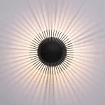 Настенный светодиодный cветильник в виде цилиндра с радиально расположенными пластинами SMED PINK 5000 от ImperiumLoft