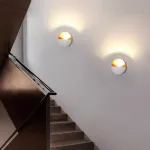 Настенный cветильник в виде гофрированного диска с LED подсветкой MEKHI B