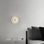 Настенный cветильник в виде гофрированного диска с LED подсветкой MEKHI B